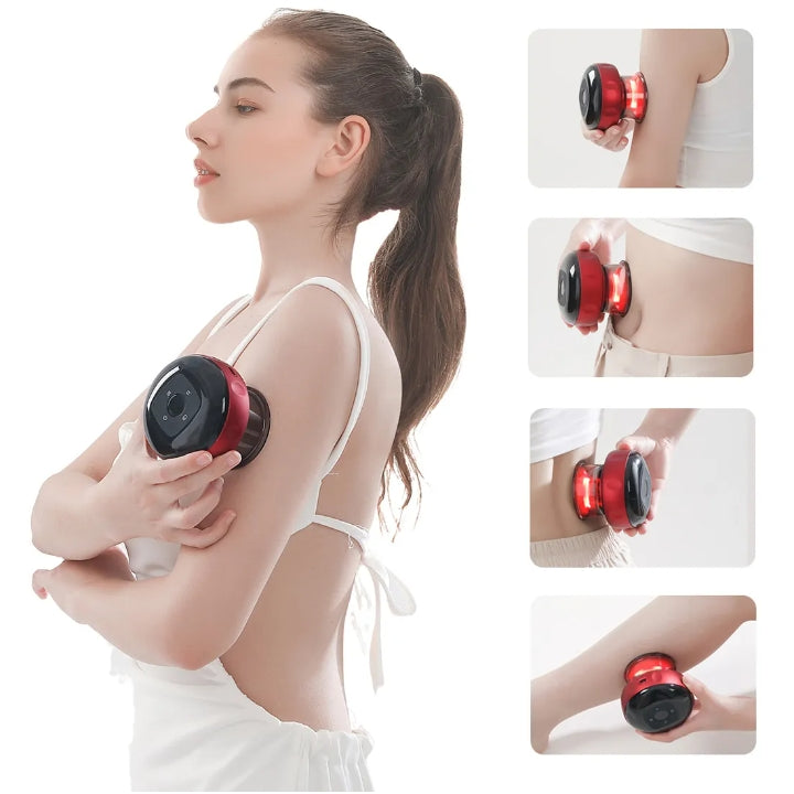 Livendis™ PulseMass intelligens vákuumos köpölyöző, elektromos Gua Sha terápiás masszírozó
