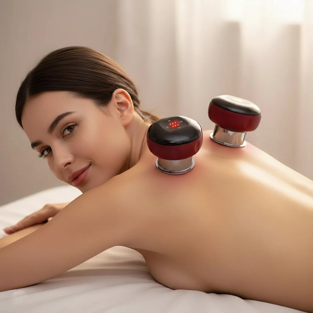 Livendis™ PulseMass intelligens vákuumos köpölyöző, elektromos Gua Sha terápiás masszírozó