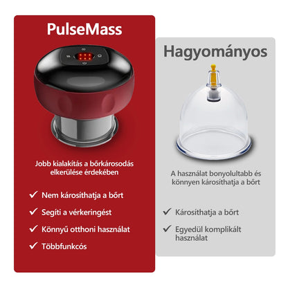 Livendis™ PulseMass intelligens vákuumos köpölyöző, elektromos Gua Sha terápiás masszírozó
