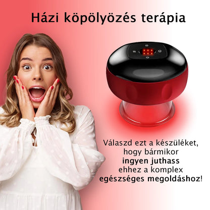 Livendis™ PulseMass intelligens vákuumos köpölyöző, elektromos Gua Sha terápiás masszírozó